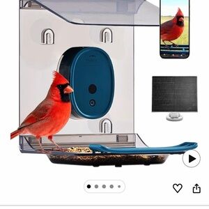 Bird Feeder with Camera - Blue